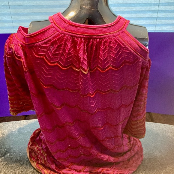 MISSONI Pink Loose Fit Knit Top - Picture 6 of 12